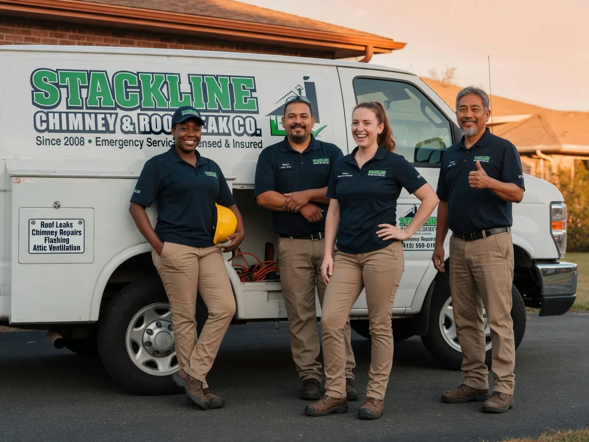 Chimney flashing repair company in Johnstown, OH